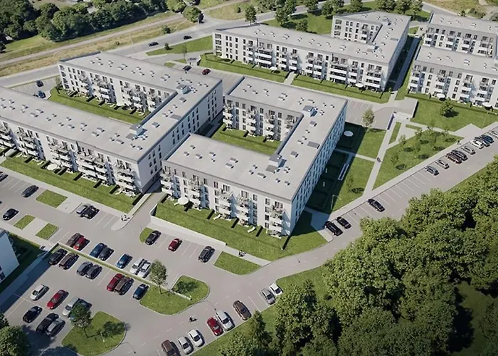 With A Garden Near Port In * Gdynia