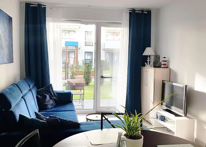 With A Garden Near Port In Apartament *